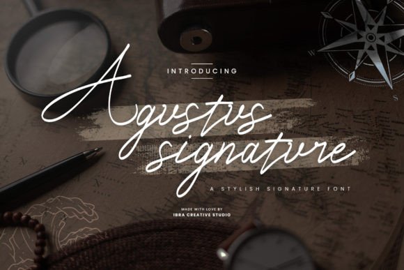 Agustus Signature: A Sophisticated Script Font for Modern Editorial Design