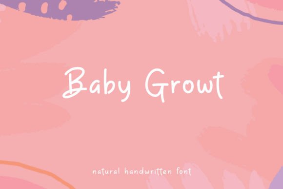 Baby Growt: A Minimalist Script Font for Modern Web Design