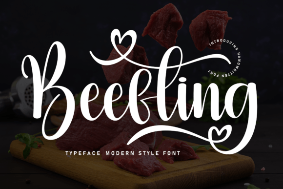 Beefting: A Handwritten Font That Elevates Your Brand