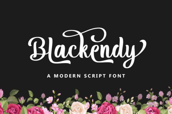 Blackendy: A Sweet Handwritten Font That Elevates Small Business Branding