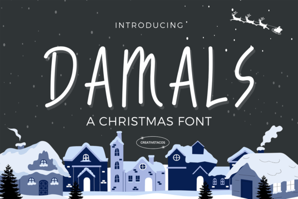 Bringing Christmas Cheer to Editorial Design with the Damals Font