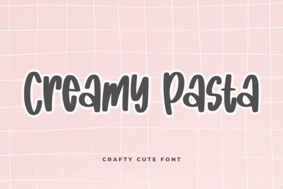 Creamy Pasta: A Sweet Handwritten Font for Makers and Creative Sellers