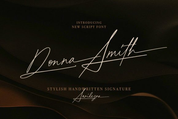 Donna Smith: A Dazzling Script Font for Modern Web Design