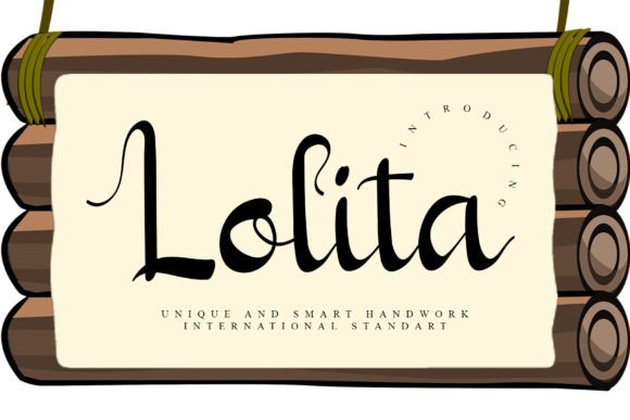 Elegant Handwritten Font: Lolita for Editorial and Digital Design