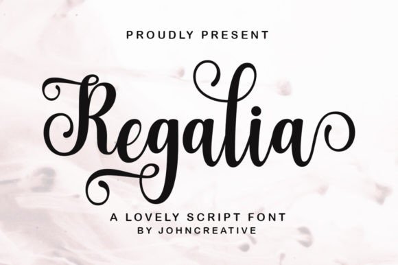 Elegant Touch: Bringing Regalia Script to Life in Handmade Designs