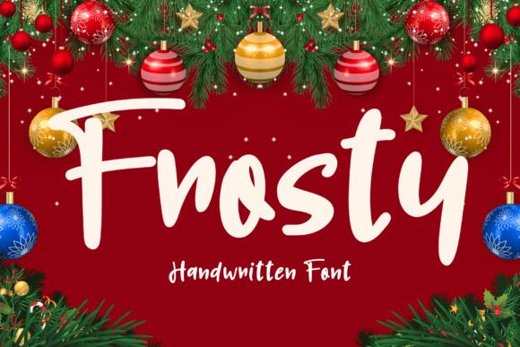 Frosty: A Playful Handwritten Font for Modern Web Design Projects