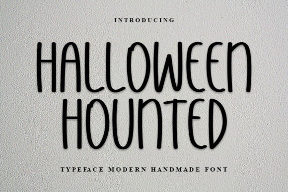 Halloween Hounted: A Stylish Handwritten Font for Modern Editorial Design