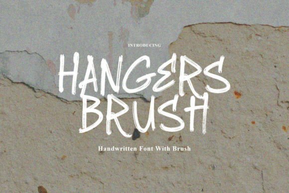 Hangers Brush: A Modern Handwritten Font for Editorial Design