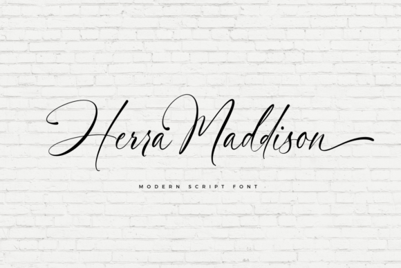 Herra Maddison: A Graceful Script Font for Makers and Creative Sellers