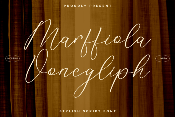 Marffiola Vonegliph: A Stylish Script Font That Elevates Brand Identity