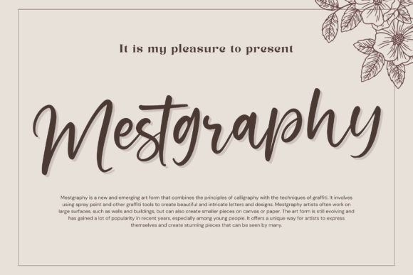 Mestgraphy: A Bold New Font for Modern Web Design Projects