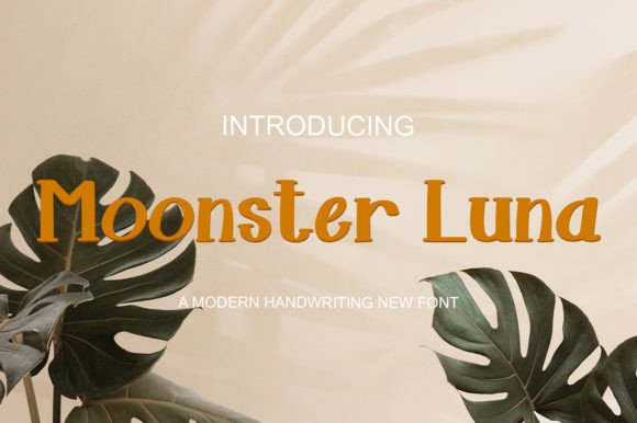 Moonster Luna: A Playful Display Font for Digital Branding