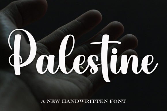 Palestine: A Handwritten Font That Brings Heart to Handmade Designs