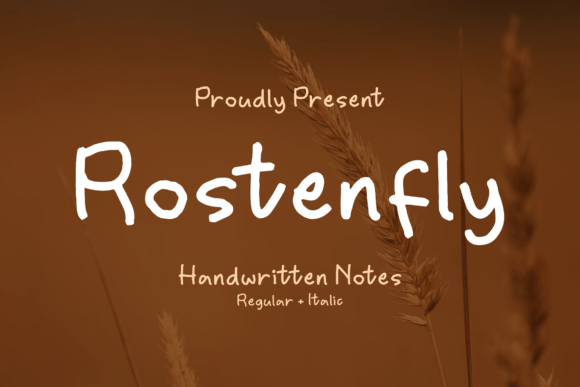 Rostenfly: A Sweet Handwritten Font That Elevates Small Business Branding