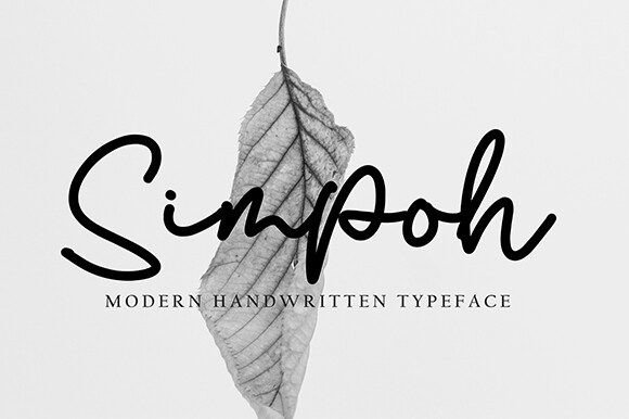 Simpoh: A Charming Script Font for Modern Editorial Design