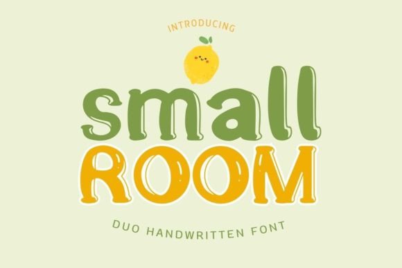 Small Room Duo: A Playful Script Font That Elevates Editorial Design