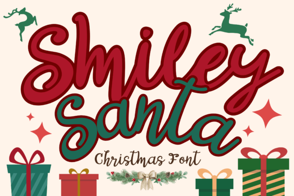 Smiley Santa: A Playful Handwritten Script Font for Creative Branding