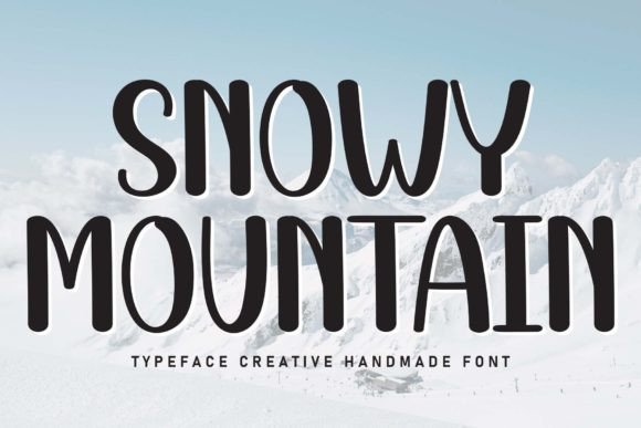 Snowy Mountain: A Sweet Script Font for Editorial Charm