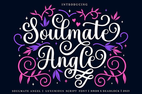 Soulmate Angel: A Handwritten Font for Romantic Digital Branding