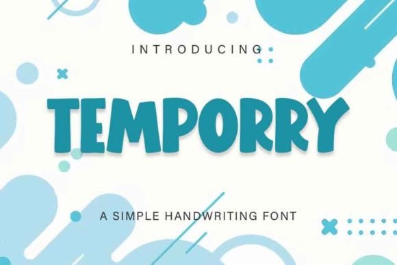 Temporry: A Friendly Script Font for Warm Editorial Design