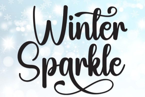 Winter Sparkle: A Sweet Handwritten Font for Playful Branding Projects