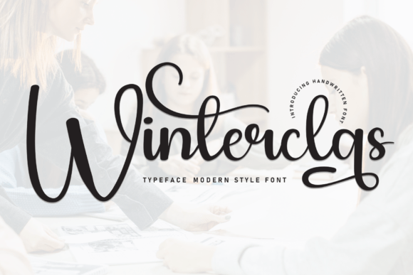 Winterclas: A Sweet Handwritten Font for Branding with Personality